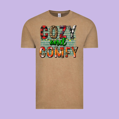 Cozy And Comfy Vintage Tee Designed By Fadigitalartstudio