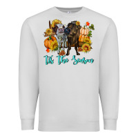 Dove Grey Tis The Season Cows Premium Sweatshirt - RanaPortraitStore