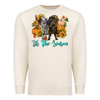 Sandshell Tis The Season Cows Premium Sweatshirt - RanaPortraitStore