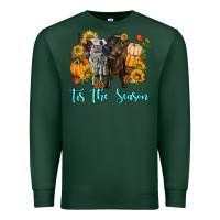 Sports Green Tis The Season Cows Premium Sweatshirt - RanaPortraitStore