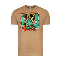 Vintage Camel taurus turquoise cowhide Vintage Tee - RanaPortraitStore