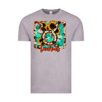 Vintage Zinc taurus turquoise cowhide Vintage Tee - RanaPortraitStore