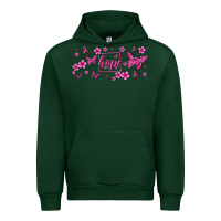 Forest Green hope breast cancer butterfly Urban Hoodie - Jasminsmagicworld