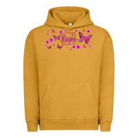 Pigment Peanut Butter hope breast cancer butterfly Urban Hoodie - Jasminsmagicworld