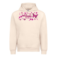 Sandshell hope breast cancer butterfly Urban Hoodie - Jasminsmagicworld