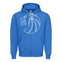 True Royal outline seven lions Zipper Hoodie - artisFamous