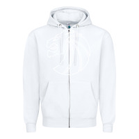 White outline seven lions Zipper Hoodie - artisFamous