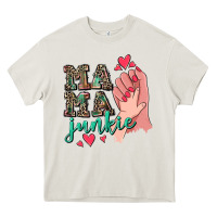 Cream Mama Junkie Mother's Day Heavy Core Tee - CowGirlArtShop