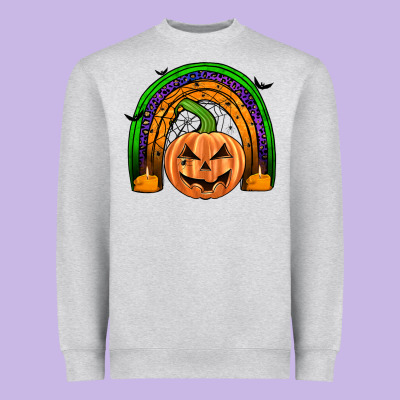 Halloween Rainbow Heavyweight Sweatshirt Designed By Jahusdesignshop