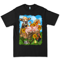 Black farm animals wagon olivia Premium Tee - OliviaCreatesArt