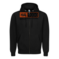 Black hal 9000 logic memory systems urbana illinois Zipper Hoodie - artisFamous