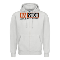 Dove Grey hal 9000 logic memory systems urbana illinois Zipper Hoodie - artisFamous