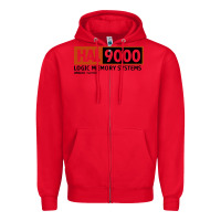 Red hal 9000 logic memory systems urbana illinois Zipper Hoodie - artisFamous