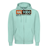 Seafoam hal 9000 logic memory systems urbana illinois Zipper Hoodie - artisFamous