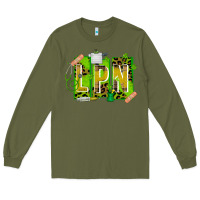 Army Green St. Patricks Day Lpn Long Sleeve Tee - CowhideDigitalArt