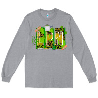 Heather Grey St. Patricks Day Lpn Long Sleeve Tee - CowhideDigitalArt