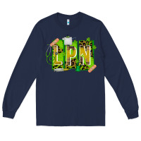 Navy St. Patricks Day Lpn Long Sleeve Tee - CowhideDigitalArt