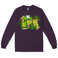 Plum St. Patricks Day Lpn Long Sleeve Tee - CowhideDigitalArt