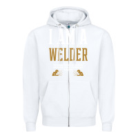 White I Am A WELDER - WELDER Job Gift Funny Zipper Hoodie - artisFamous