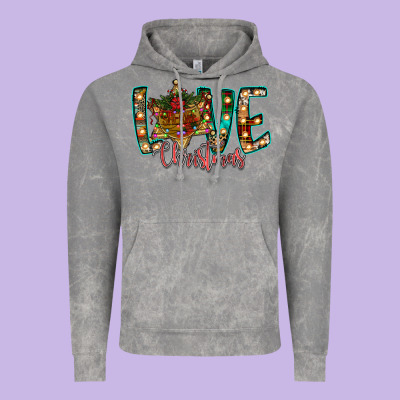 Love Snowman Vintage Hoodie Designed By Cowhidedigitalart