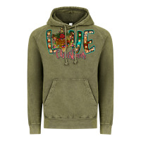 Vintage Olive Love Snowman Vintage Hoodie - CowhideDigitalArt