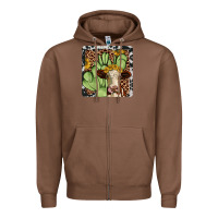Chestnut cactus hereford coaster Zipper Hoodie - JahusDesignShop