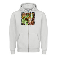 Dove Grey cactus hereford coaster Zipper Hoodie - JahusDesignShop