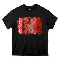 Black Valentine's Day Brushstrokes Heavy Core Tee - RanaPortraitStore
