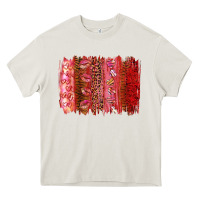 Cream Valentine's Day Brushstrokes Heavy Core Tee - RanaPortraitStore