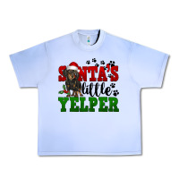 Grape Ice Santa's Little Yelper Urban Heavy Tee - FaDigitalArtStudio