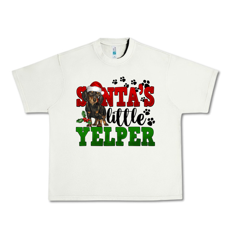 Santa's Little Yelper Urban Heavy Tee by FaDigitalArtStudio | Teevron