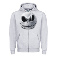 Heather Grey happy halloween pumpkin Trick or treat Zipper Hoodie - artisFamous