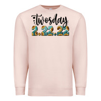 Pale Pink Twosday Premium Sweatshirt - RanaPortraitStore