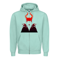 Seafoam maleficent Zipper Hoodie - artisFamous