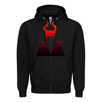 Black maleficent Zipper Hoodie - artisFamous