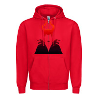 Red maleficent Zipper Hoodie - artisFamous
