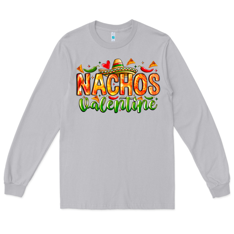 Nachos Valentine Long Sleeve Tee by CowhideDigitalArt | Teevron