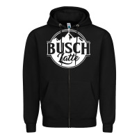 Black vintage busch light Zipper Hoodie - artisFamous