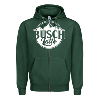 Sports Green vintage busch light Zipper Hoodie - artisFamous
