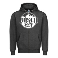 Charcoal Heather vintage busch light Zipper Hoodie - artisFamous