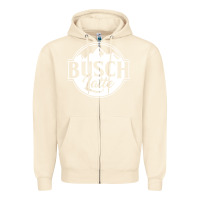 Sandshell vintage busch light Zipper Hoodie - artisFamous