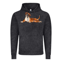 Vintage Arctic Boxer Dog Illustrations Vintage Hoodie - LillyAllenDesigns