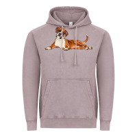 Vintage Zinc Boxer Dog Illustrations Vintage Hoodie - LillyAllenDesigns