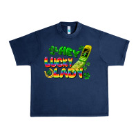 Navy Hey lucky lady flip phone Urban Heavy Tee - FaDigitalArtStudio
