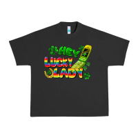 Pigment Black Hey lucky lady flip phone Urban Heavy Tee - FaDigitalArtStudio