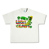 Pistachio Hey lucky lady flip phone Urban Heavy Tee - FaDigitalArtStudio