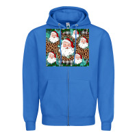 True Royal santa Zipper Hoodie - JahusDesignShop