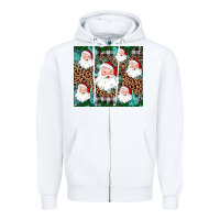 White santa Zipper Hoodie - JahusDesignShop
