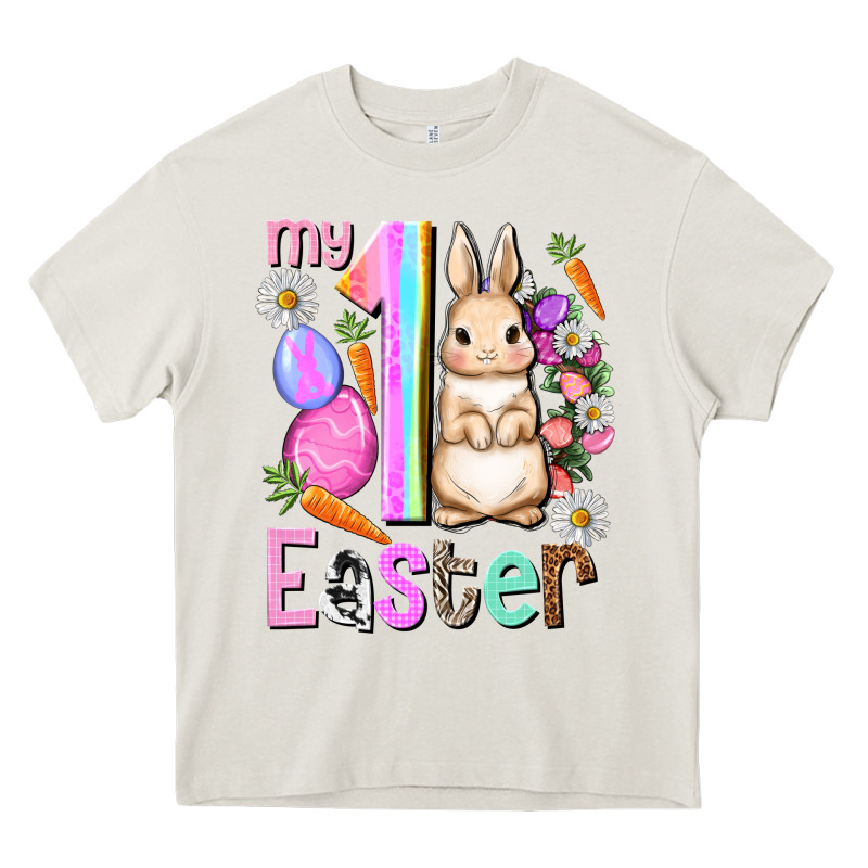 My First Easter Girl Easter Day Heavy Core Tee by HowdyJamesFarm | Teevron
