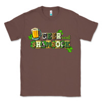 Chestnut Beer and shamrock Classic Tee - CowGirlArtShop
